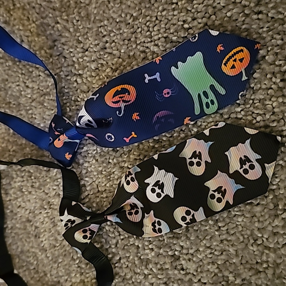 Pet Halloween Ties #A3